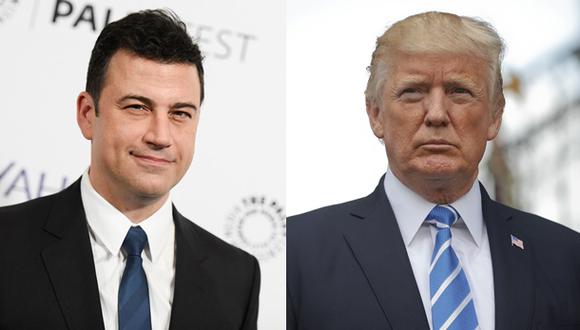 Jimmy Kimmel y el presidente de EE.UU., Donald Trump. (Fotos: Agencias)