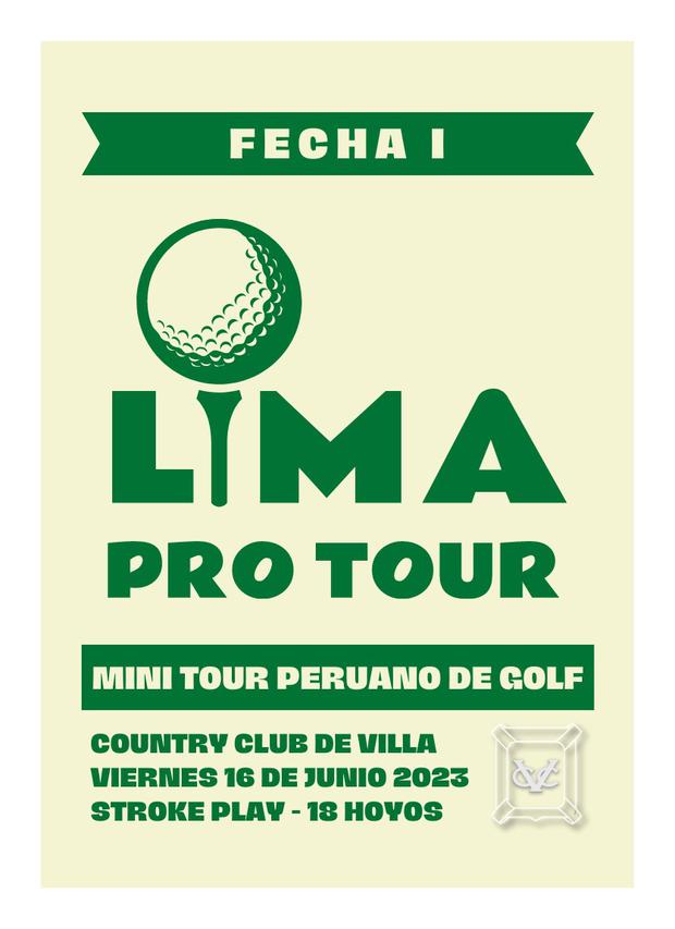 Lima Pro Tour, torneo de golf peruano. (Foto: Lima Pro Tour)
