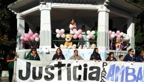 Ámbar fue golpeada y violada brutalmente hasta la muerte en Chile. (Foto: Twitter)
