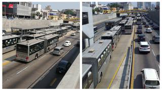 Metropolitano: desperfecto en bus originó larga cola de unidades en la estación Angamos 