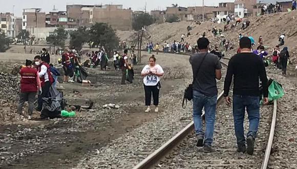 Lima: ¿qué hicieron los migrantes venezolanos en las laderas del río Rímac? | Foto: @garrinzon