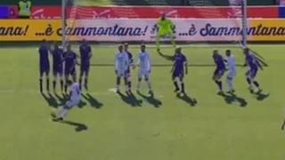 Gianluca Lapadula estuvo cerca de marcar golazo de tiro libre en su vuelta al Benevento | VIDEO