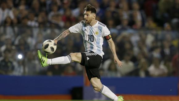 Lionel Messi en el partido contra Haití. (Foto: AP)