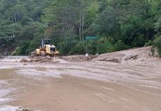 Amazonas: tránsito vehicular en carretera Chachapoyas - Pedro Ruiz es reestablecido tras deslizamiento de lodo