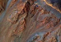 NASA muestra los espectaculares barrancos de Marte en Instagram