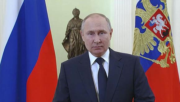 Vladimir Putin acusa a Ucrania de “violaciones flagrantes” del derecho humanitario. (AFP).