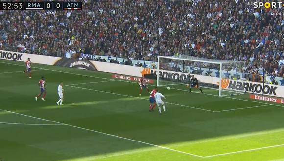 Cristiano Ronaldo anotó un golazo en el Real Madrid vs. Atlético de Madrid. (Foto: captura de YouTube)