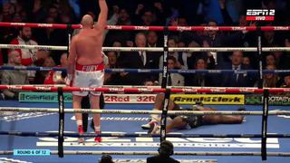 ¡Tremendo! Así fue el brutal K.O. de Fury vs. White para retener el título WBC de peso pesado | VIDEO