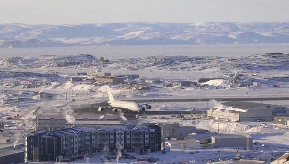Ciudad en el Ártico construida sobre permafrost. (UNIVERSIDAD DE LEEDS)
