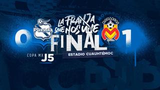 Puebla cayó 1-0 ante Monarcas Morelia en el estadio Cuauhtémoc por la quinta fecha del Grupo 1 de la Copa MX