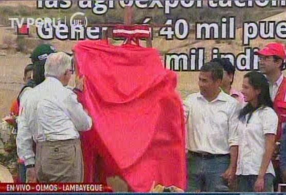 ​Mira el blooper de Ollanta Humala durante apertura en proyecto Olmos