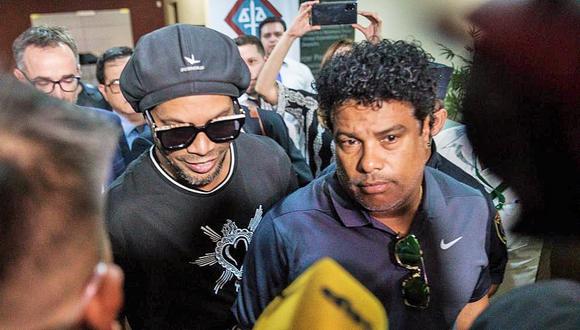 Ronaldinho fue detenido en Paraguay hace dos viernes. (AFP)