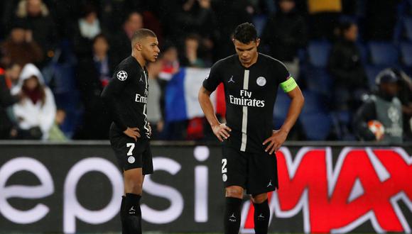 PSG perdió 3-1 ante Manchester United en París y quedó eliminado de la Champions League en octavos de final. (Foto: Reuters)