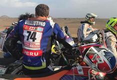 Carlo Vellutino fue rescatado en un helicóptero y abandonó el Dakar 2018