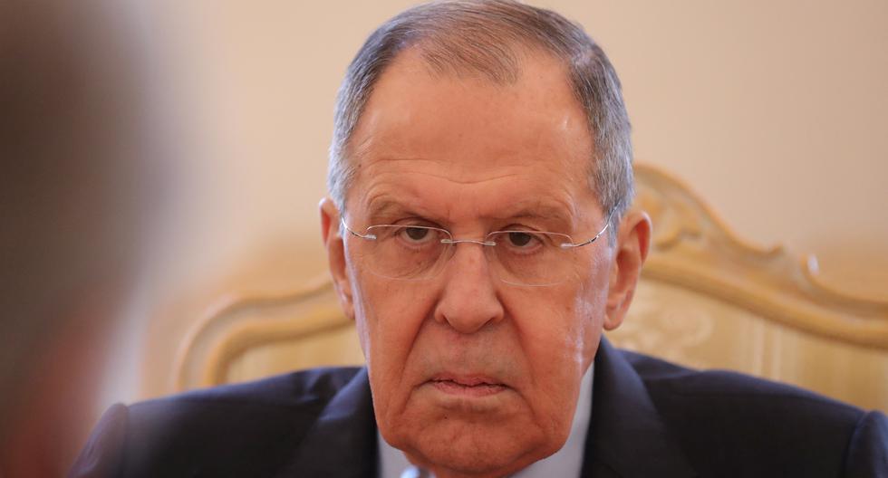 El rostro de Serguei Lavrov, canciller ruso y hombre de confianza de Vladimir Putin. REUTERS