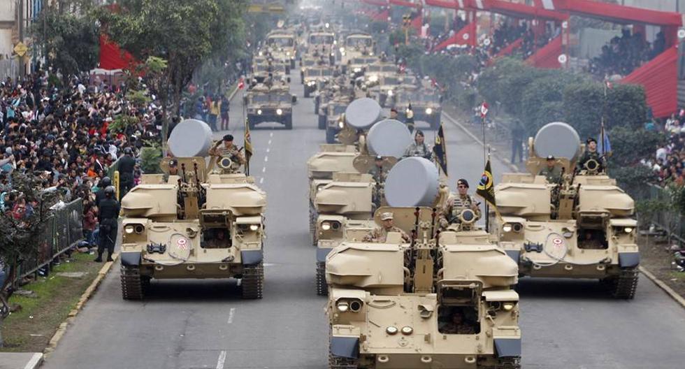 El Perú realizó este lunes la Gran Parada Militar con participación de las Fuerzas Armadas. (Foto: GEC)
