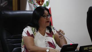 Janet Sánchez: No ha llegado notificación que paralice proceso contra Salaverry