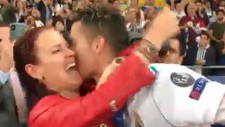 Cristiano Ronaldo protagonizó efusivo festejo familiar tras ganar la Champions League