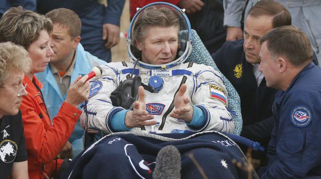 Regresó el cosmonauta que ha estado más tiempo en el espacio - 1