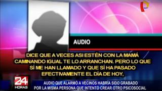 Huaycán: audio generó falsa alarma sobre traficantes de órganos