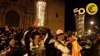 Ronmel Palomino celebró en nombre del padre: así fue su paso por el podio de Caminos del Inca