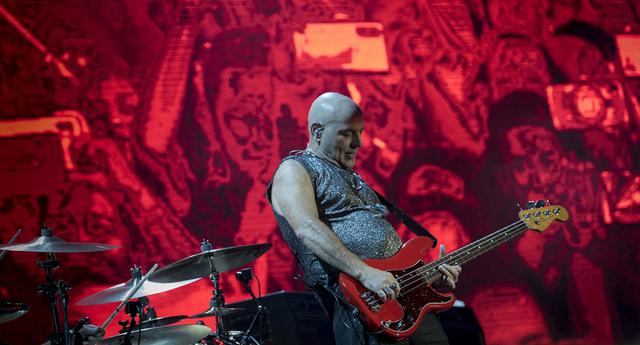 Zeta Bosio durante el show "Gracias Totales" en Lima. Foto: Gabriela Delgado (El Comercio)