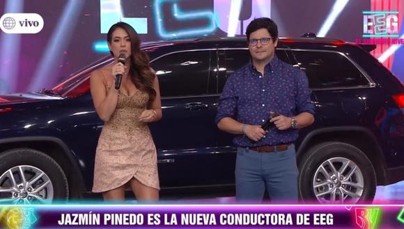 Jazmín Pinedo regresó a "Esto es guerra" como la nueva conductora. (Foto: Captura América TV)