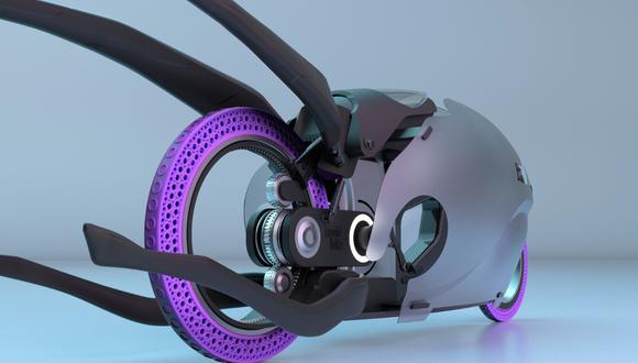 'Squid Bike' reproduce la forma de un calamar y cuenta con un sistema antivuelco 360°. (Foto: UPN)