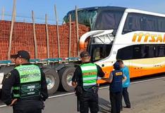 La Libertad: choque entre ómnibus interprovincial y tráiler deja un muerto y cinco heridos