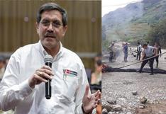 “La minería ilegal controla el ingreso de alimentos y suministros en Puerto Maldonado”, afirma el ministro de Defensa