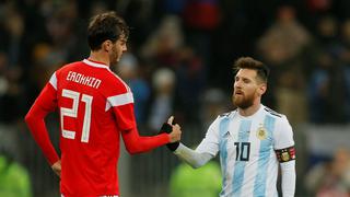Argentina derrotó 1-0 a Rusia con gol de Sergio Agüero