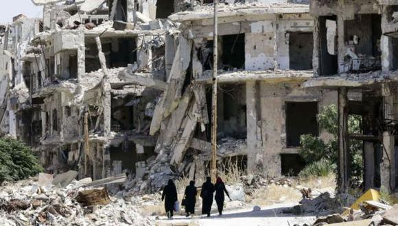 Alepo, la capital económica de Siria reducida a escombros