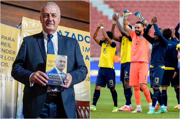 Gustavo Alfaro presentó libro sobre la clasificación de Ecuador al Mundial. (Foto: AFP)