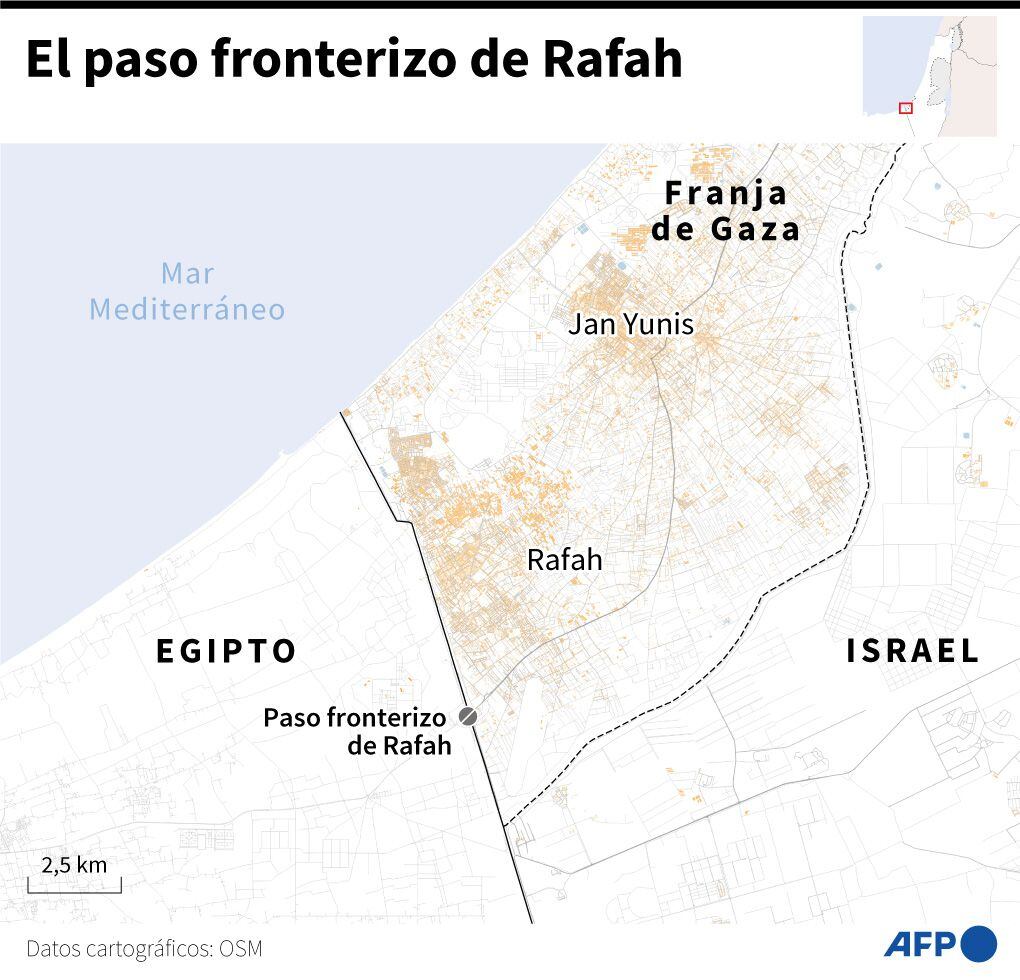 The Gaza border with Egypt.  (AFP).