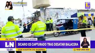Callao: capturan a presunto sicario que baleó a mototaxista en la zona de Bocanegra | VIDEO