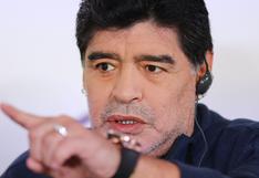 Maradona calificó duramente a la prensa por no considerarlo como posible técnico de Argentina