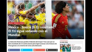 México vs. Suecia: así informaron los medios internacionales sobre clasificación del 'Tri' a octavos