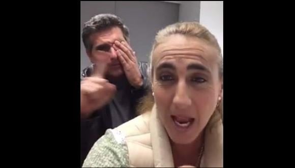 Facebook: Natalia Málaga "golpea" a Meier en divertido video