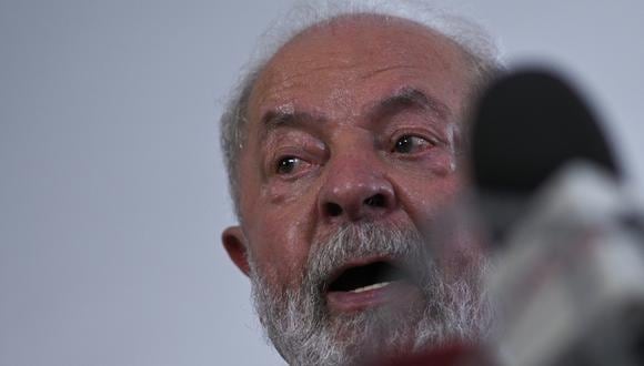 El presidente de Brasil, Luiz Inácio Lula da Silva, habla en rueda de prensa el 25 de septiembre de 2023, en el Palacio de Itamaraty en Brasilia, Brasil. (Foto de André Borges / EFE)