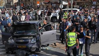 Ataque palestino por atropello en Jerusalén Oeste deja cinco heridos