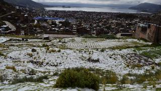 Puno soportó 12 horas de intensa lluvia y granizo [FOTOS]