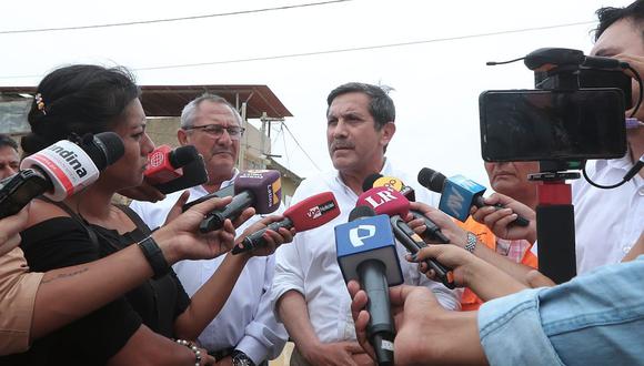 El ministro de Defensa, Jorge Chávez Cresta, afirmó que hasta el momento no se han registrado pérdidas humanas tras la activación de 32 quebradas en Lima. (Foto: Mindef)
