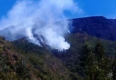 Cusco: controlan incendios forestales en distritos de Poroy y Lucre