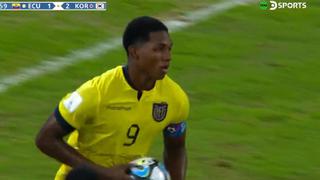 Gol de Justin Cuero: mira el descuento de Ecuador vs. Corea del Sur Sub 20 | VIDEO