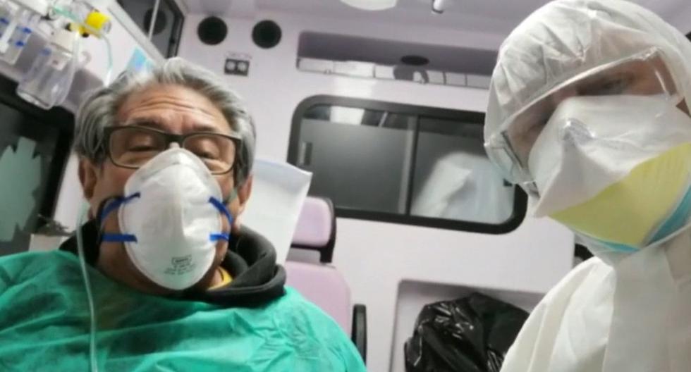 El "doctor Manuel", como lo llamaban los trabajadores de las dos ONG de ambulancias voluntarias que presidía, Fratres Mutinae y La Sorgente, atendía también en la clínica Villa Pineta, en la localidad de Pavullo, en cuidados subintensivos. Imagen del traslado a un hospital. (Captura de video/EFE).