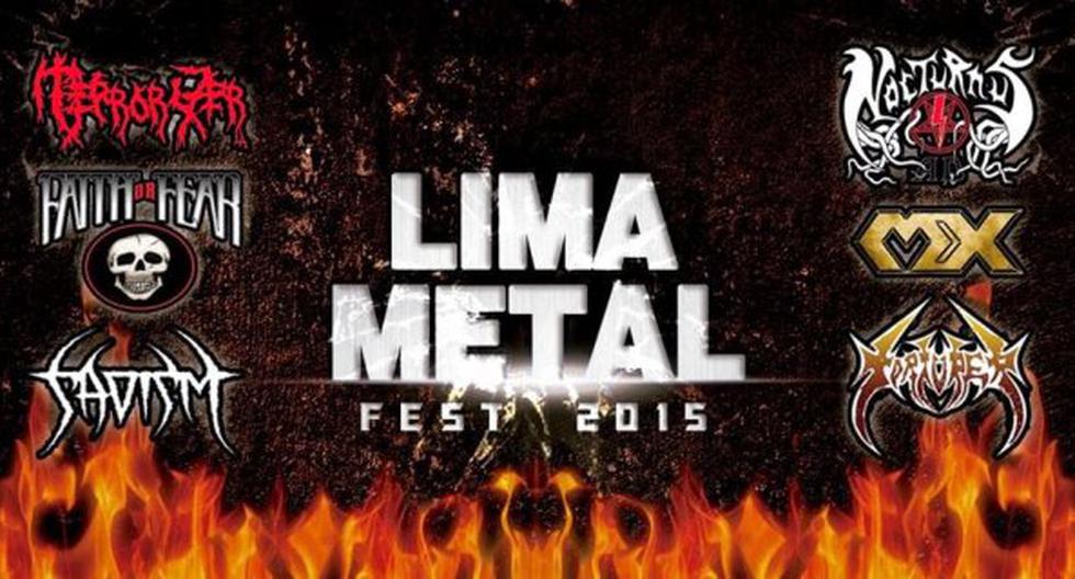 Lima Metal Fest 2015 se llevará a cabo el 26 de septiembre. (Foto: Difusión)