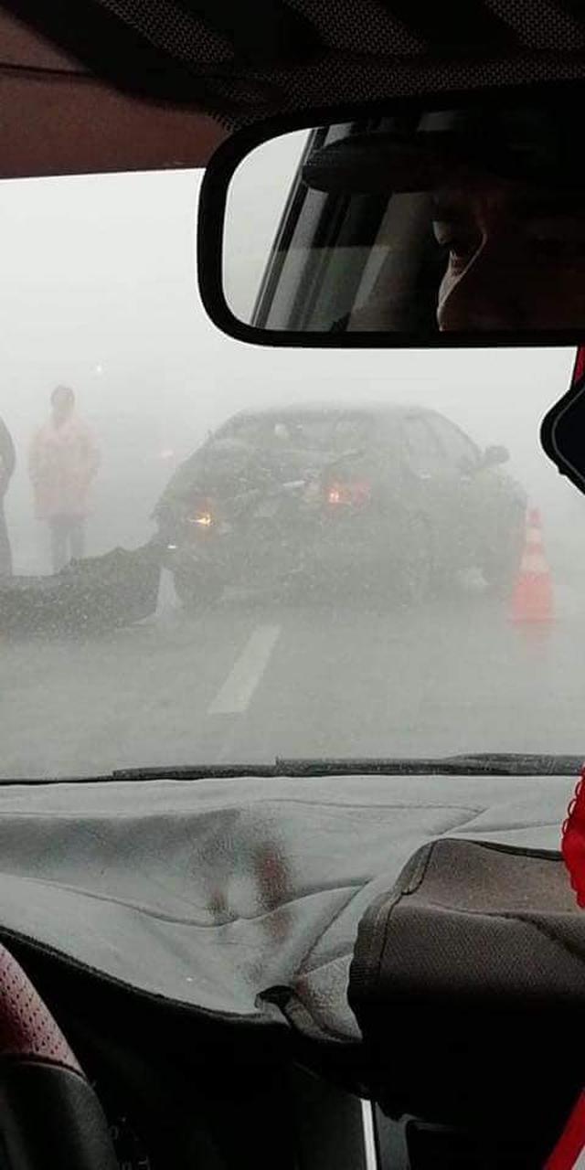 Accidente se registró en el kilómetro 55 de la Panamericana Norte. (Foto: Facebook)