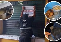 Suciedad y cucarachas: así clausuraron puestos de mercado en Pueblo Libre