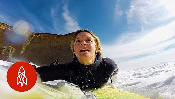 Valenti es una profesional del Big Wave Surfer con sede en San Francisco. (Foto: YouTube)