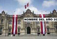 Nombre del 2024 en Perú: ¿Cómo se llama este año?